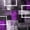 Purple, variant on Erosebridal Grunge Square Twin Quilt Set for Women Men, Abstract Block Print Twin Coverlet Set, Orange, 2 Pieces
