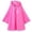 Hot Pink, variant on Krdevn Kids Poncho Raincoat Adjustable Drawstring Hood Waterproof Backpack Friendly Cape Color:Green,Size:5-8 Years