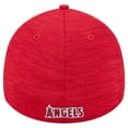 thumbnail image 4 of Men's New Era Red Los Angeles Angels Tech 39THIRTY Flex Hat, 4 of 6