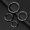 thumbnail image 2 of 20Pcs Trigger Spring O Rings Round,Metal Keychain Ring Round Carabiner Clips for Keyrings Buckle, Bags, Purses, 2 of 5