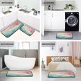 thumbnail image 4 of 2-Piece Kitchen Mat Set Non Slip Washable Floor Mats Decorative Rugs for Kitchen Sink Laundry Flowing Geological Textures, 4 of 7
