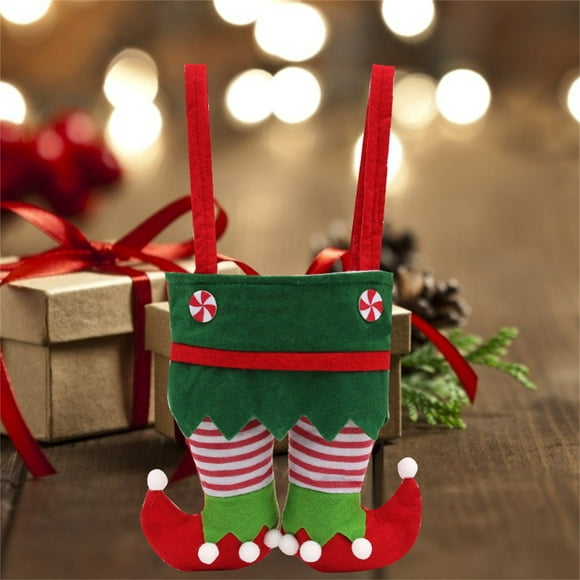 XZNGL Christmas Gift Bags Small Size Christmas Boots Candy Bags Gift Handbags Stocking Filler for Xmas Party Small Christmas Gift Bags Small Gift Bags Christmas Christmas Small Gift Bags