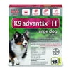 K9 Advantix II Flea & Tick Treatment For Large Dogs, 4 Monthly Treatments
