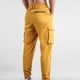 thumbnail image 3 of Puntoco Pantalones casuales largos para hombre Pantalones cargo con múltiples bolsillos, botones, cremallera y pie fruncido a la moda para hombre, 3 of 4