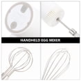 thumbnail image 2 of OULII 1 Set Handheld Cordless Mixer White ABS Blending Cooking, 2 of 8