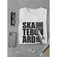thumbnail image 3 of Skateboard Sketch Graphic T-Shirt Men -Image by Shutterstock, Male 3X-Large, 3 of 4