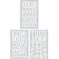 thumbnail image 3 of SEI 1.75 inch Classic Iron-on Transfers Flock T-Shirt Letters, White, 3 of 5