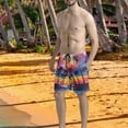 thumbnail image 5 of Binienty Men's Board Shorts Beach Swim Trunks With Palm Tree Sunset - Quick Dry for Summer Surfing and Vacation, 5 of 10