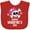 Red, variant on Inktastic Happy Valentines Day Girls Skull Girls Baby Bib