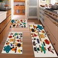 thumbnail image 2 of Kitchen Rugs Sets 3 Piece with Runner Floral Kitchen Floor Mat Carpet Farmhouse Rugs and Mats Non Skid Washable Runner Rug for Kitchen Office Sink Laundry, 2 of 12
