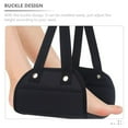 thumbnail image 3 of FUEENIRVA Promote Blood Circulation Plane Travel Foot Hammock Black 1Pack, 3 of 8