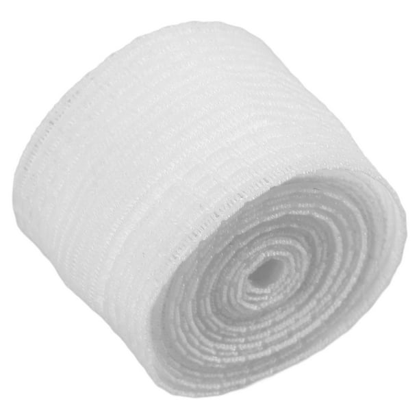 Cinta autoadhesiva blanca para dobladillo de pantalones, sin costuras, para tela, para planchar, para pantalones, con bordes modificados, para jeans, pantalones de traje y boca de pantalón