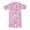 Pink, variant on Girls One Piece Rash Guard Swimsuit, Strawberry Cherry Print Short Sleeve UPF 50+ Bathing Suit, Kids Quick Dry Sun Protective Swimwear for Beach Pool Vacation(Blue,7-8 Years)