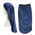thumbnail image 1 of Chapeau Large Élastique Mode Femme Protection Soie Bonnet de Nuit, 1 of 5