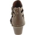 thumbnail image 4 of Forever Link Eury-1 Women's Fashion Round Toe Buckles Low Heel Ankle Booties Shoes, 4 of 7