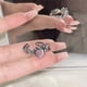 thumbnail image 4 of Fashion Heart Ring Cat Eye Crystal Pink Heart Adjustable Women Design Y2K Premium Rings Wedding Party Jewelry Gift, 4 of 4