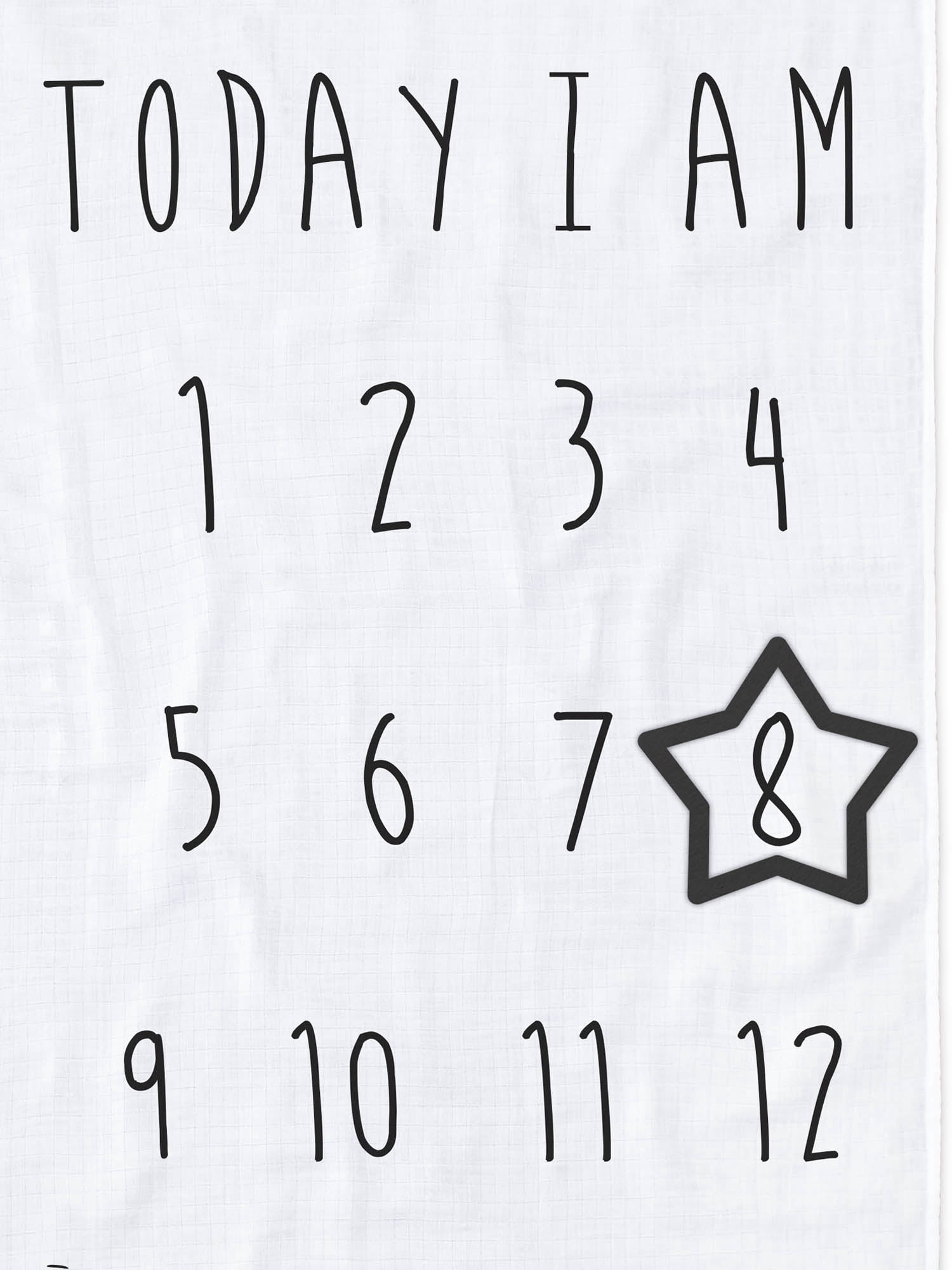 Modern Moments by Gerber Baby Boy Milestone Blanket & Frame Set, 2-Piece, White Puppies