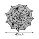 thumbnail image 4 of Juegos de decoraciones de Halloween Mantel de Halloween Encaje de telaraña espeluznante, 4 of 4