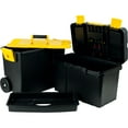thumbnail image 3 of Stalwart Portable Tool Box with Wheels - Stackable 2-in-1 Tool Organizers, 3 of 5