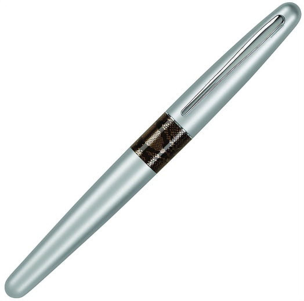 Pilot Metropolitan Animal Fountain Pen - Python (Matte Silver) - Fine Point