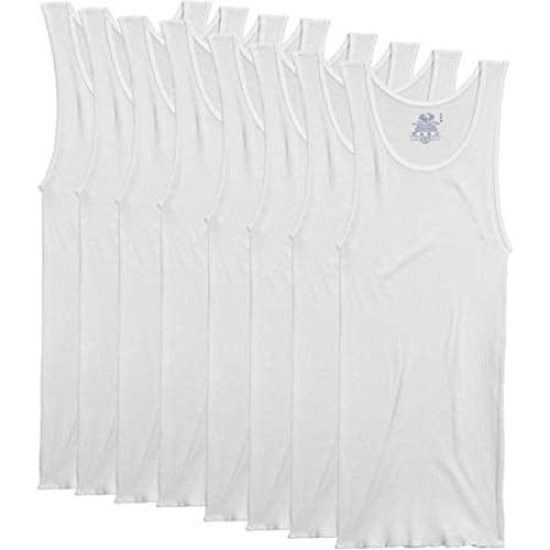 Fruit of the Loom Fruit of the Loom Men's 8Pack White 100 Cotton A