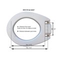 thumbnail image 4 of NOVA Medical Products Toilet Seat Riser, Raised Toilet Seat (For Under Seat), White, 4 of 4