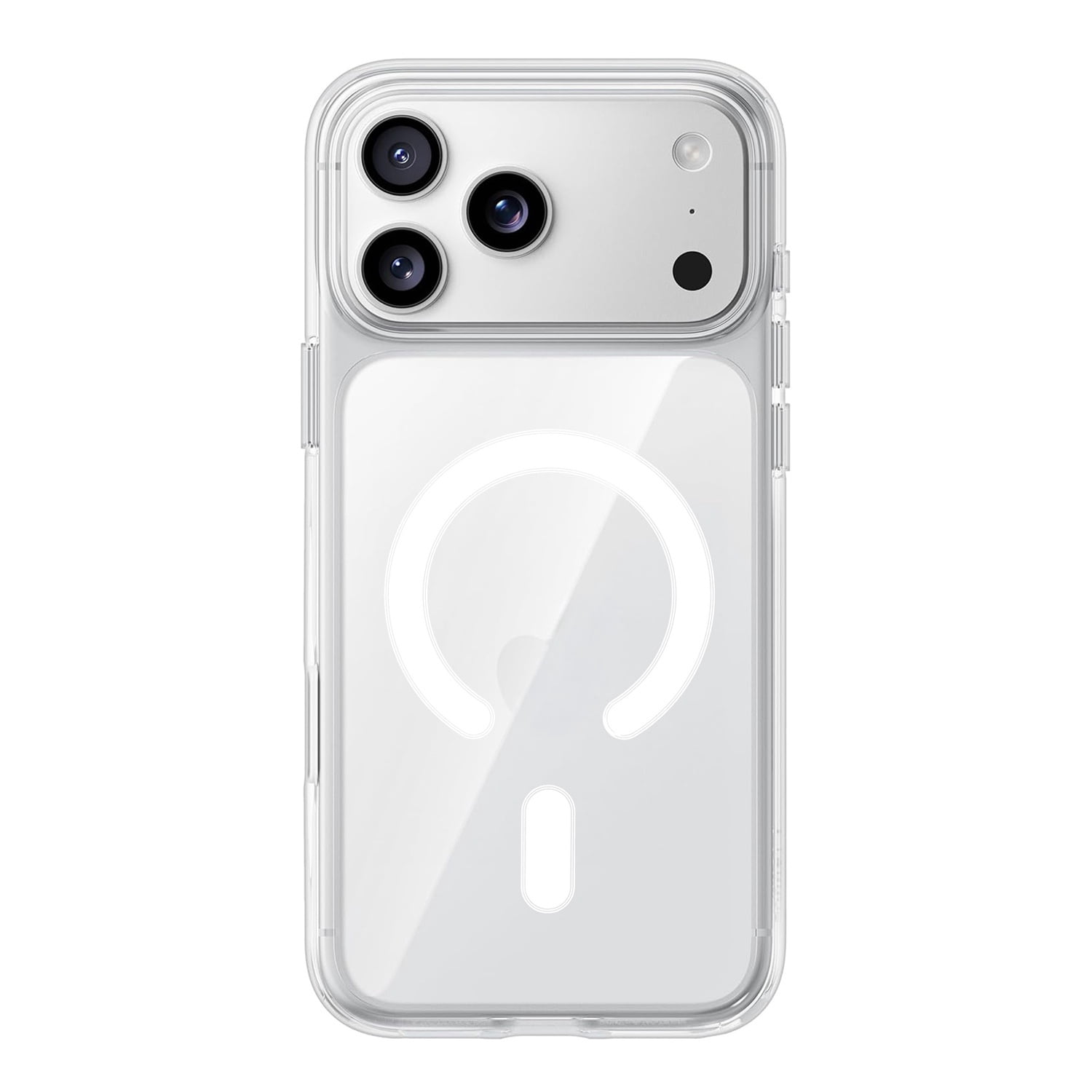 Wireless Charging Clear Case with IC Chip for iPhone 17 Pro Max
