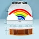 thumbnail image 2 of Portalápices y porta lápices de madera - Organizador de escritorio Rainbow Supply Caddy para suministros de oficina, 2 of 4