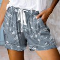 thumbnail image 2 of Women's Summer Shorts Drawstring Elastic Waist Casual Lightweight Beach Vacation Trendy 2025 with Pockets S-2XL, 2 of 4
