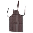 thumbnail image 3 of Adjustable Waterproof Apron with Dual Pockets, Fashionable Striped Pattern, Ideal for Kitchen Cooking, 3 of 7