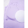 thumbnail image 6 of Hansber Youth Girls Padded Underwear Wireless Undies Training Bra Sports Tops Mini Cami Undergarment Purple 160, 6 of 7
