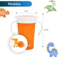 thumbnail image 2 of Set de Dos Vasos Entrenadores Bluelander para Bebé Naranja y Rosa, 2 of 4