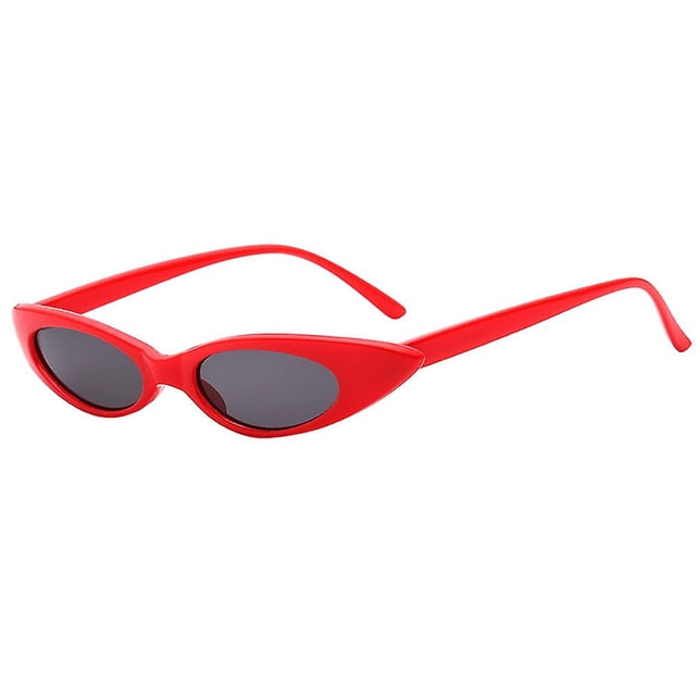 Gafas de sol HUOGUO Retro Vintage Clout Cat Rapper Ovaladas Unisex