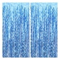thumbnail image 2 of LCXmlly DIY Photo Booth Props Wavy Tinsel Foil Fringe Curtains Vibrant Color Sparkling Hanging Door Backdrop Photography Props (5Pcs), 2 of 8