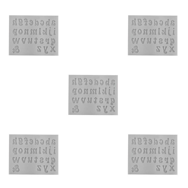 Bearachild Moldes para mousse Molde en relieve para hornear Herramientas de decoración de pasteles hechas a mano Número de fundición de dulces Die para Type2 NO2 Bearachild CBP269197