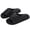 Black, variant on Unisex Indoor Outdoor House Slippers Non-Slip Thick Soft Sole Quick Dry Bathroom Slides Lightweight Couple Matching Shoes for All Seasons & Daily White 7.5-8.5(40)