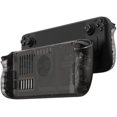 thumbnail image 1 of Transparent Back Plates Shell Cover for Steam Deck/Steam Deck OLED, Handheld Console Housing Case Replacement DIY Clear Back Shell with Cooling Vents Heat-Dissipation (Transparent Black), 1 of 8