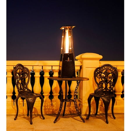 Lava Heat Italia Mini Tabletop Liquid Propane Patio Heater Lava Heat Italia Mini Tabletop Liquid Propane Patio Heater Heritage Bronze Finish