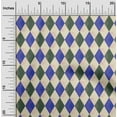 thumbnail image 2 of oneOone Polyester Spandex Blue Fabric Check Argyle Sewing Craft Projects Fabric Prints By Yard 56 Inch Wide, 2 of 4