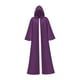 thumbnail image 3 of Capa con capucha para Halloween, capa de la muerte, capucha, disfraz de bruja, capa larga con capucha para club Violeta XXL, 3 of 8