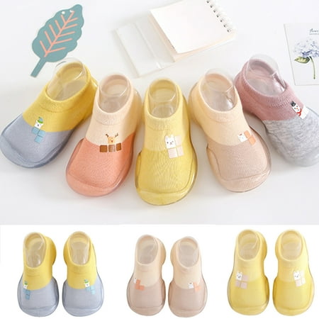 

SPRING PARK Summer Baby Low-Cut Rubber Shoes Cute Summer Rubber Sole Anti Slip Socks