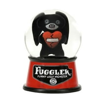 Fugglers Mini Snow Globe - Lord Long Ears with Heart - Black