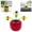 Red, variant on Solar Powered Dancing Flower, Solar Swinging Animated Dancer,Suit for Car Home Office