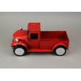 thumbnail image 3 of Zeckos Red Metal Antique Pickup Truck Indoor or Outdoor Planter, 3 of 4