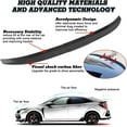 thumbnail image 5 of Universal Rear Trunk Spoiler Lip Wing Adjustable 45"-50" (Duckbill Lip) ABS Rear Lid Spoiler, Carbon Fiber Style, 5 of 10
