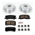 thumbnail image 3 of PowerStop Rear Z23 Evolution Sport Carbon-Fiber Ceramic Brake Pad and Drilled & Slotted Rotor Kit Fits: MITSUBISHI Select Models K5499, 3 of 10