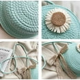 thumbnail image 5 of CoCopeaunts Summer Straw Bag, Women Beach Bag Fashion Woven Sea Hobo Bag Shoulder Bag Handbag Rattan Round Bag for Travel Work, 5 of 7