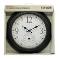thumbnail image 3 of Taylor Precision Products 14-inch Decorative Clock with Thermometer, 3 of 4