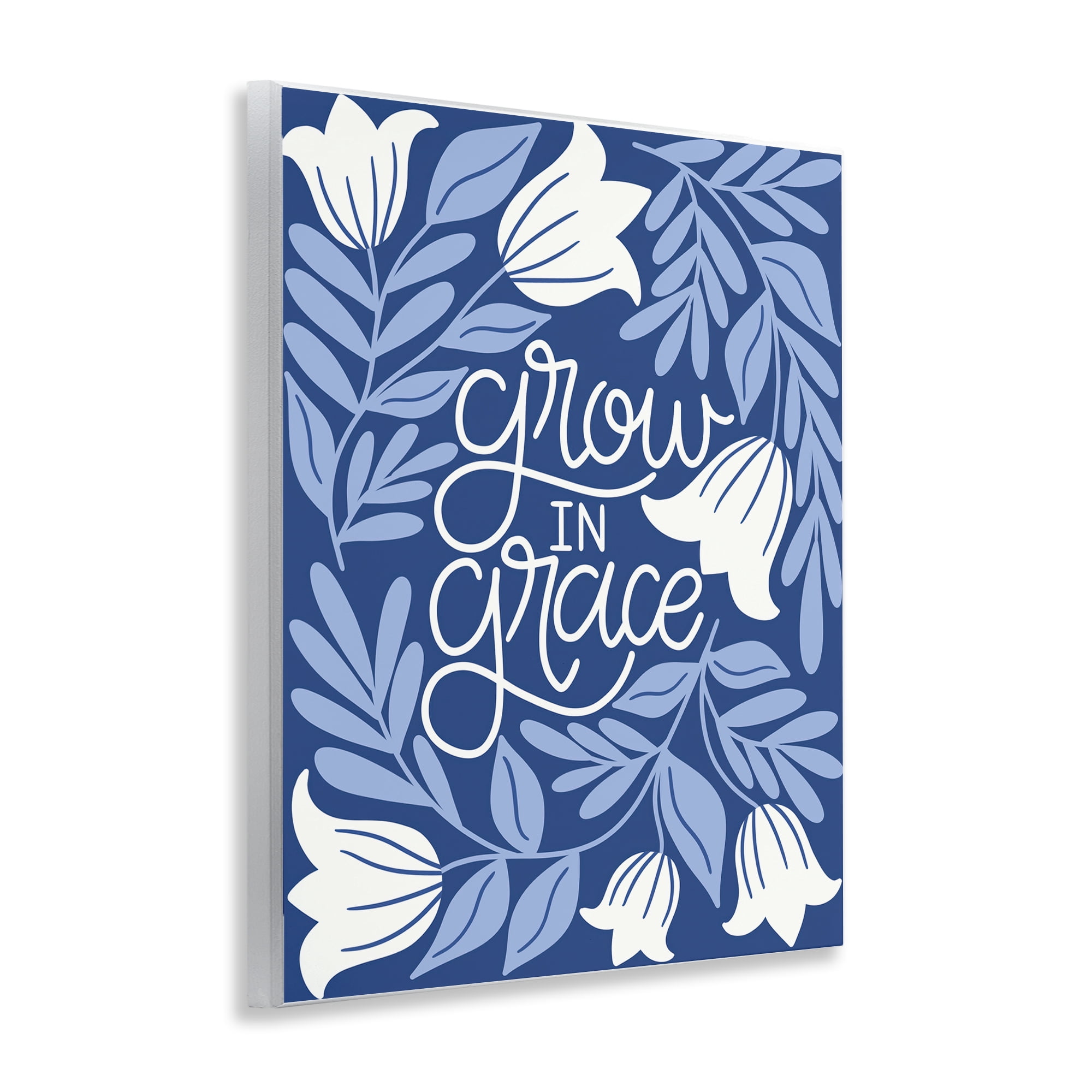 Stupell Industries Grow in Grace Florals Plants & Flowers Painting Unframed Art Print Wall Art, 11 x 14