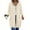 Beige, variant on LYXSSBYX Zip Up Hoodies Women Long Sleeve Long Loose Sweatshirts Oversized Casual 2025 Fall Jacket Coat with Pocket